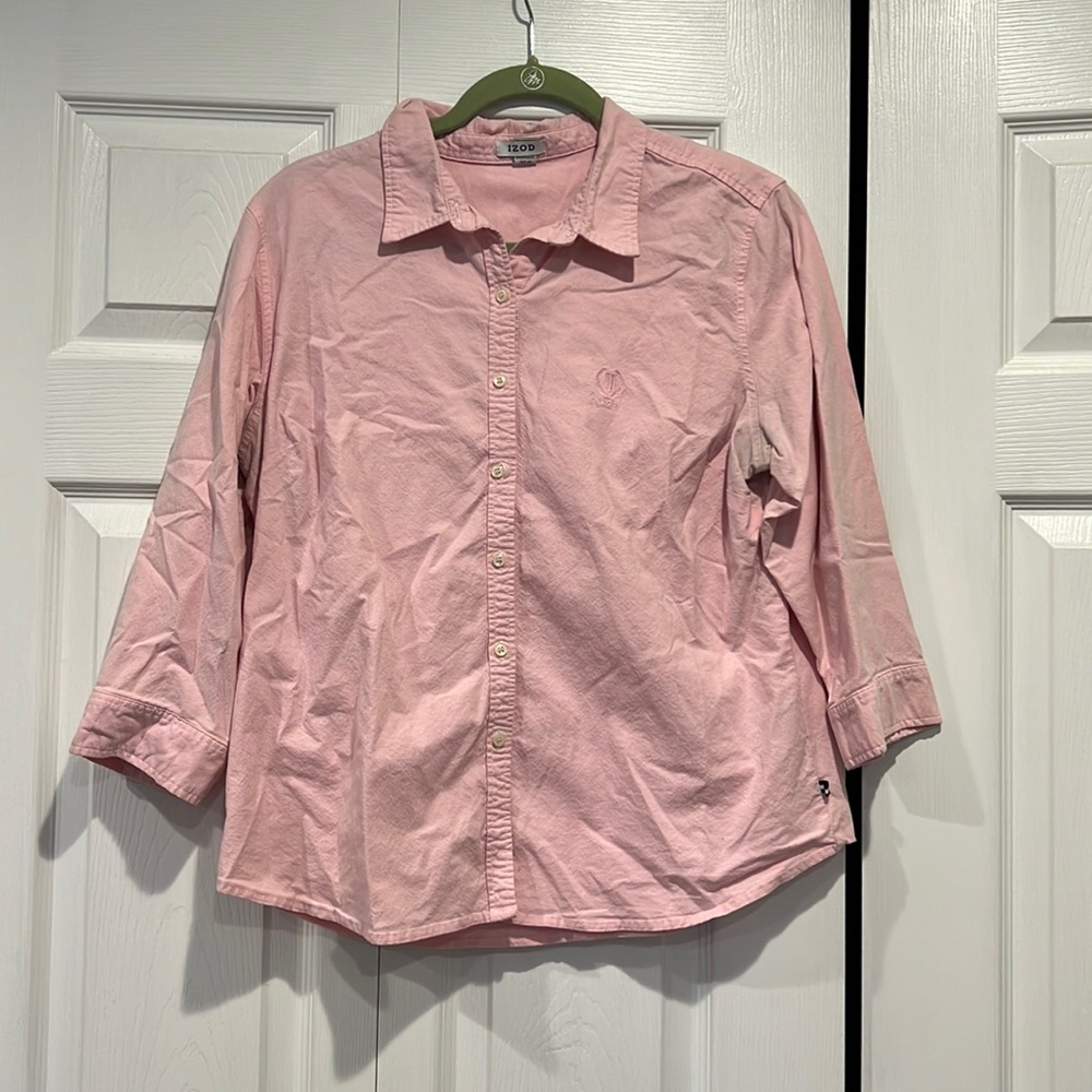 Light pink button up by IZOD